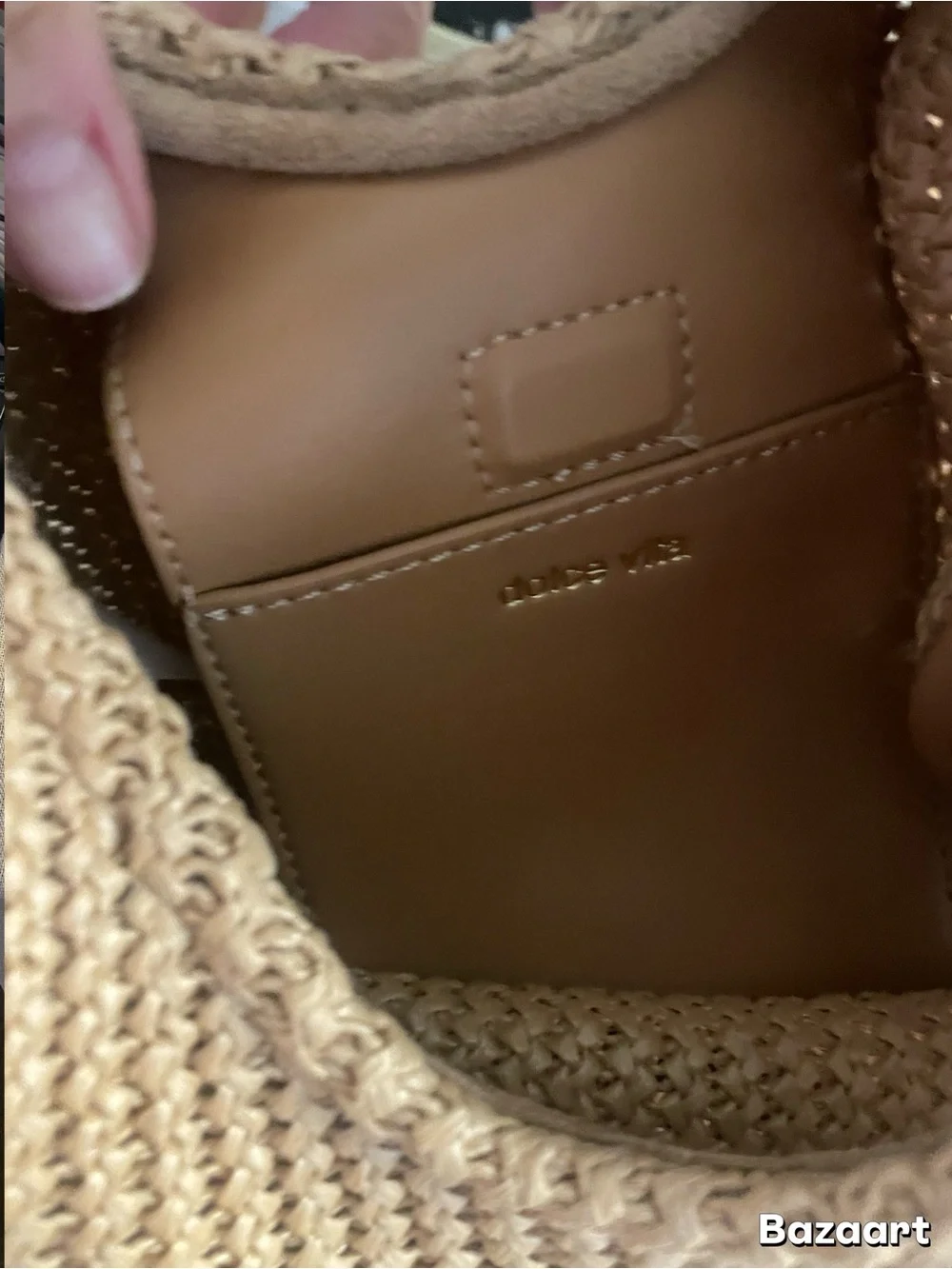 J.Crew Dolce Vita Woven Tote Bag in Natural Taupe